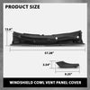 G-PLUS Windshield Cowl Vent Panel W/Side Cowl Cover Trim ABS Compatible with Toyota RAV4 2013-2018 55708-0R030, 557080R030 Black
