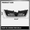 G-PLUS Front Bumper Grille Grill W/Chrome Trim Compatible with Subaru Forester 2019-2021 91121SJ110