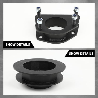 G-PLUS Front 2.5" & Rear Spacer 2.0" Leveling Lift Kit Compatible with Jeep Liberty KJ 2002-2007