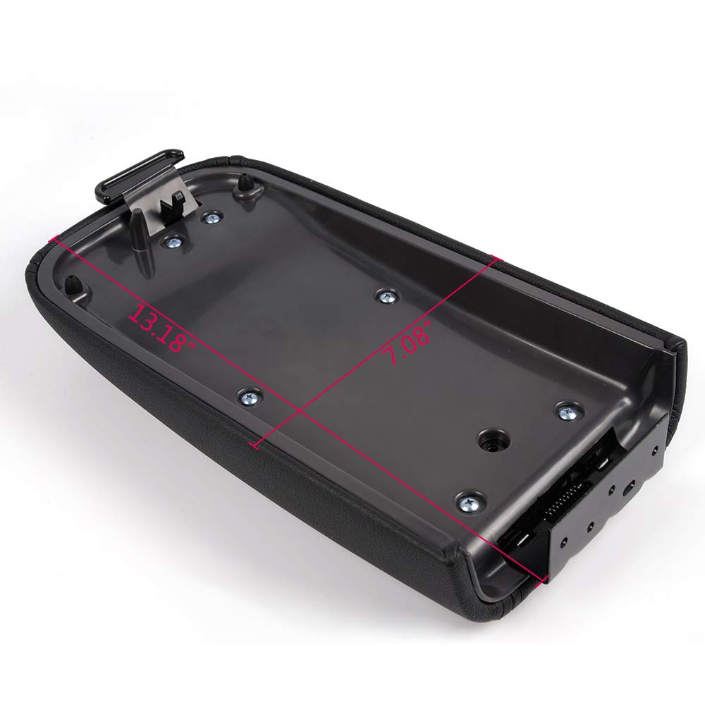 G-PLUS Center Console Lid Repair Armrest Kit Compatible with Chevy Trailblazer/Trailblazer EXT/GMC Envoy 2002-2009/Isuzu Ascender 2003-2008/Buick Rainer 2004-2007/Oldsmobile Bravada 2002-2004 25998844