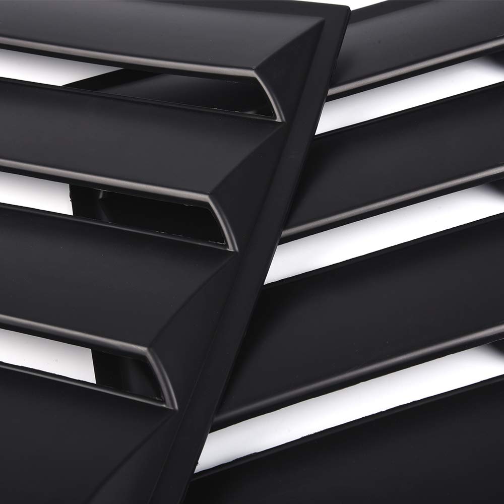 G-PLUS for 2015 2016 2017 2018 Compatible for Ford Mustang GT V6 Vents Style Quarter 1/4 Side Window Louver Scoop Cover