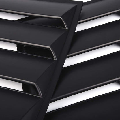 G-PLUS for 2015 2016 2017 2018 Compatible for Ford Mustang GT V6 Vents Style Quarter 1/4 Side Window Louver Scoop Cover