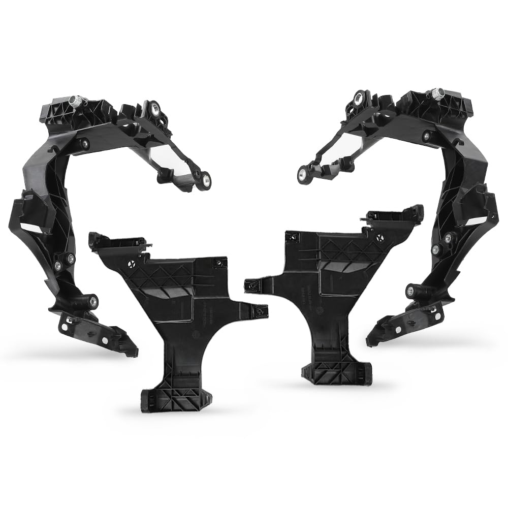 G-PLUS Front Headlight Mount Guide Support Bracket Set Compatible with Audi A5/S5 2012-2016,Compatible with Audi RS 2013-2016 8T0941453B, 8T0941453D, 8T0941454B, 8T0941454D