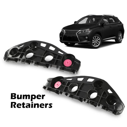 G-PLUS Bumper Face Bar Retainers Set Compatible with 2014-2015 RX350 Sportdesign 2013-2015 RX350 Base/F Sport 2015 RX450h Sportdesign 52535-0E040 LX1033111 52536-0E020 LX1032111