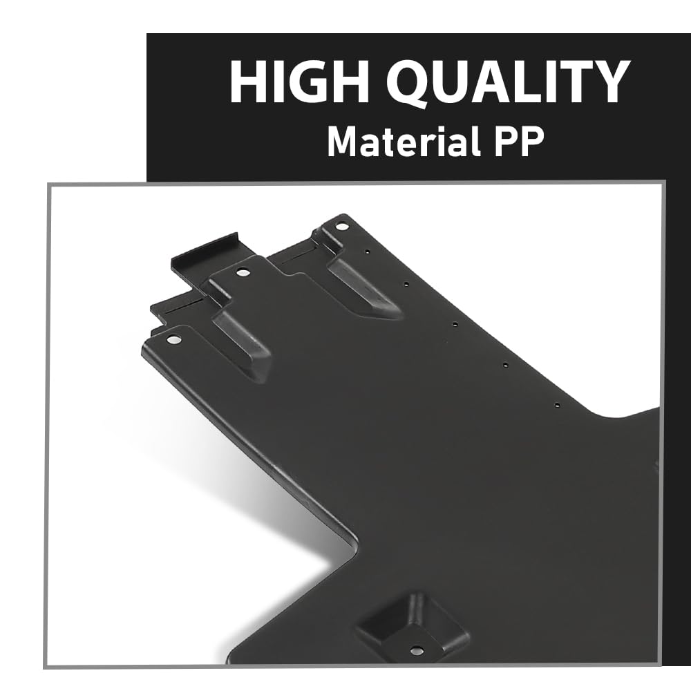 G-PLUS Rear Engine Undercover Splash Shield Baffle Guard W/O Pad, Compatible with Porsche Cayenne 2011-2018, 958-504-231-00, 95850423100, 958 504 231 00