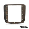 G-PLUS Dash Radio Bezel Trim Wood Grain Compatible with Chevy Silverado 1500 Tahoe GMC Sierra 1500 Yukon 2007-2014 15211886, 26887440, 15247458