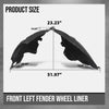G-PLUS Fender Wheel Liner Cover Splash Front Left Compatible with Porsche Cayenne 2019 2020 2021 2022 9Y0810971, 9Y0810971H Black