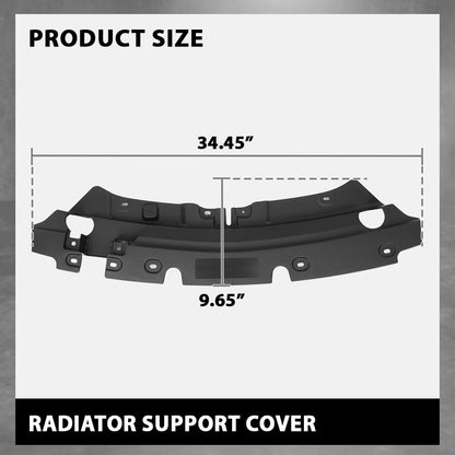 G-PLUS Upper Radiator Support Cover, Compatible with Ford Escape 2019/ SEL 2018, Fit Ford Escape (submodel: S, SE, Titanium) 2017-2018, GJ5Z16A238A, FO1224126