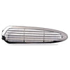 G-PLUS Chrome Hood Grille Grill Air Intake Vent Cover Compatible with 2002-2018 Freightliner M2 100 106 112 Replacement for 17-14809-005, 17-14809-000
