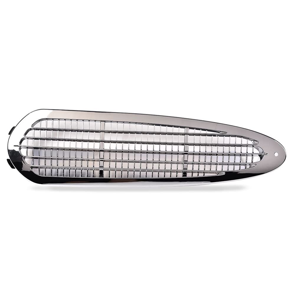 G-PLUS Chrome Hood Grille Grill Air Intake Vent Cover Compatible with 2002-2018 Freightliner M2 100 106 112 Replacement for 17-14809-005, 17-14809-000