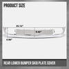 G-PLUS Rear Lower Bumper Skid Plate Cover Compatible with Benz GLK250 GLK350 2013-2014 Not Fit Models with AMG Style Bumpers or Tow Hitch Package 2048857423, 204 885 7423 Silver