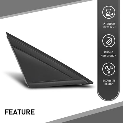 G-PLUS Left Window Mirror Fender Corner Molding Cap Triangle, Compatible with Ford Focus 2012-2018, Driver Side, CP9Z16004A