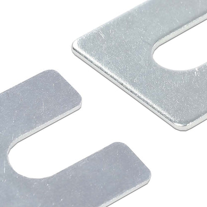 G-PLUS Fender Alignment Shims- 1/16" & 1/8" Thick- 3/8" Slot- 24 shims- #397T Compatible with GM Body