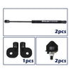G-PLUS Racing Hood Lift Strut Damper Shock Set Complete Kit Black Compatible with Ford Mustang 15-21