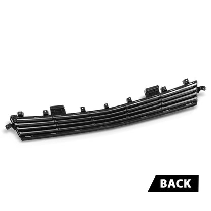 G-PLUS Front Bumper Lower Bottom Grille Compatible with Cadillac XTS 4-Door 3.6L 2018-2019 84111709, 8411-1709 Gloss Black
