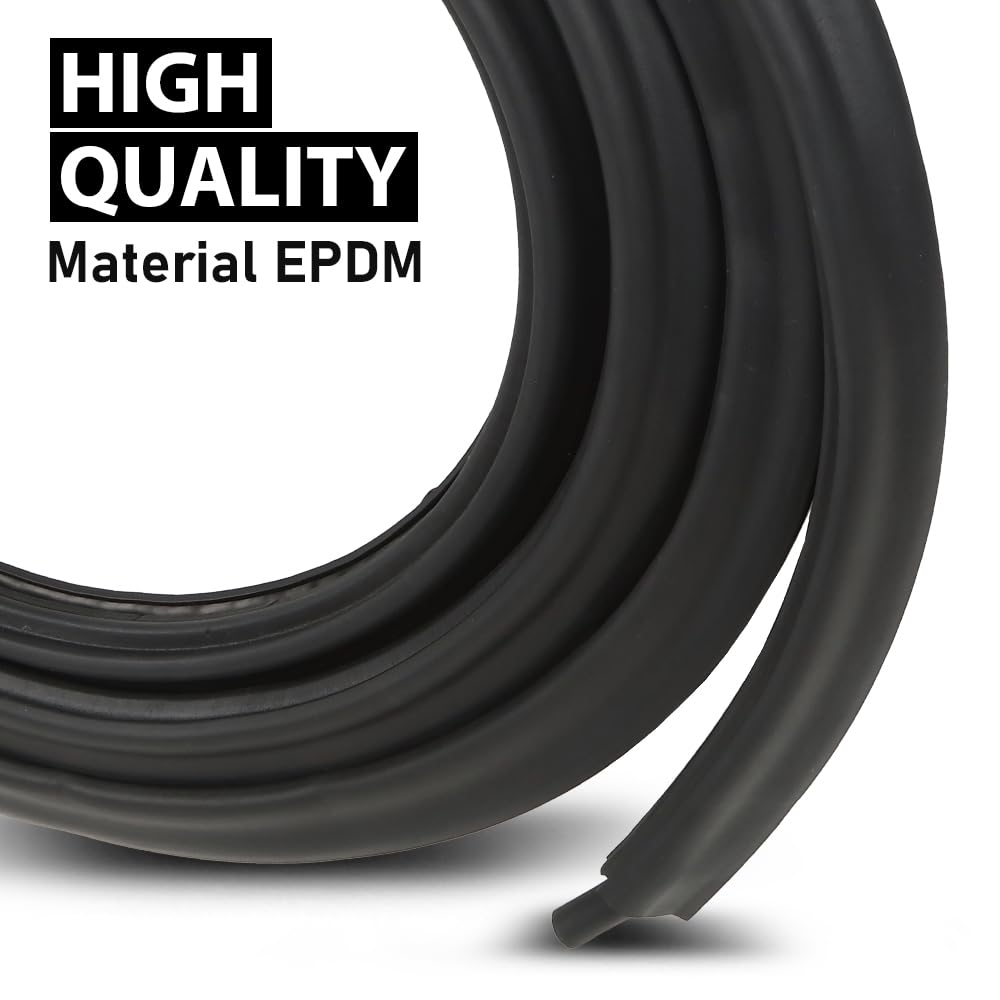 G-PLUS Front Door Weatherstrip Seal LH or RH Side Compatible with Chevy Silverado 1500 2007-2013,Fit Chevy Silverado 2500HD 3500HD 2007-2014,Fit GMC Sierra 1500 2500HD 3500HD 2007-2014
