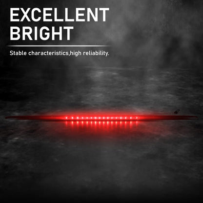 G-PLUS LED 3rd Brake Light, Compatible with Mini Cooper Clubman/Cooper Clubman 1.6L L4-Gas 2008-2013, Rear Third Lamp Red Lens, 63257167413
