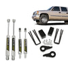 G-PLUS 1.5-2" Lift Kit Compatible with 1999-2006 4WD Chevy Silverado/GMC Sierra 1500 2007-2007 4WD Chevy Silverado/GMC Sierra 1500 Classic 28330 1.5-2" Leveling Suspension kit