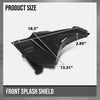 G-PLUS Splash Shield Pair Front Left & Right Fit BMW 320i/320i xDrive Base 2013-2018 51718055020, 51718055019 Black