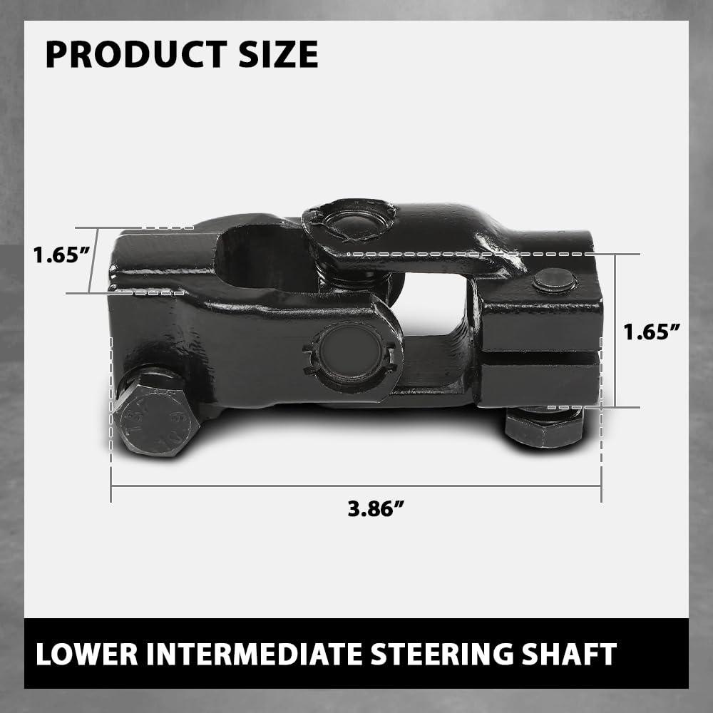 G-PLUS Lower Intermediate Steering Column Shaft, Compatible with Ford Escape 2008-2012/ Mazda Tribute 2008-2011/ Mercury Mariner 2008-2011, 8L8Z3B676E