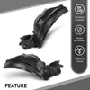 G-PLUS Fender Liner Front Left & Right Side Set Fit Benz E250 (submodel: Bluetec, Bluetec 4Matic) 2014-2016,Fit Benz E300 4Matic 2012-2013, 2015,Fit Benz E350 4Matic 4-Door, Wagon 2011-2014