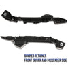 G-PLUS Front Bumper Retainer Bracket 2pcs Compatible with 2018-2022 Chevy Equinox Front LH and RH Bumper Retainer Support Brackets 84293394, GM1043141, 84293393, GM1042141
