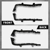 G-PLUS Rear Outer Bumper Brackets Support Compatible with Dodge Journey 2014-2020 Black 68190681AD,68190680AD