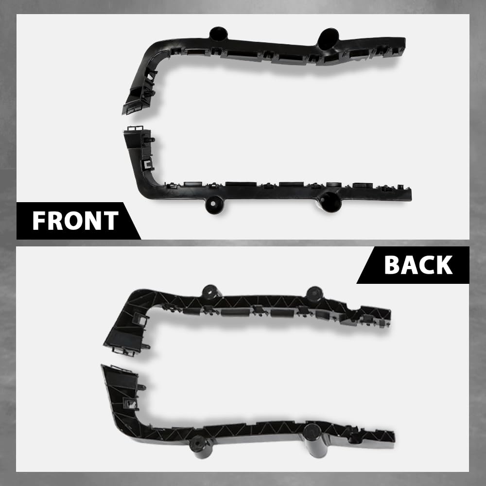 G-PLUS Rear Outer Bumper Brackets Support Compatible with Dodge Journey 2014-2020 Black 68190681AD,68190680AD