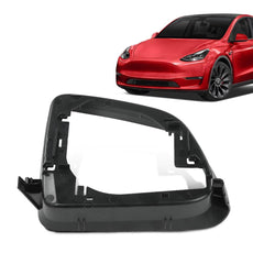G-PLUS Mirror Cover for Tesla Model Y 2020-2023 Left Black Front View