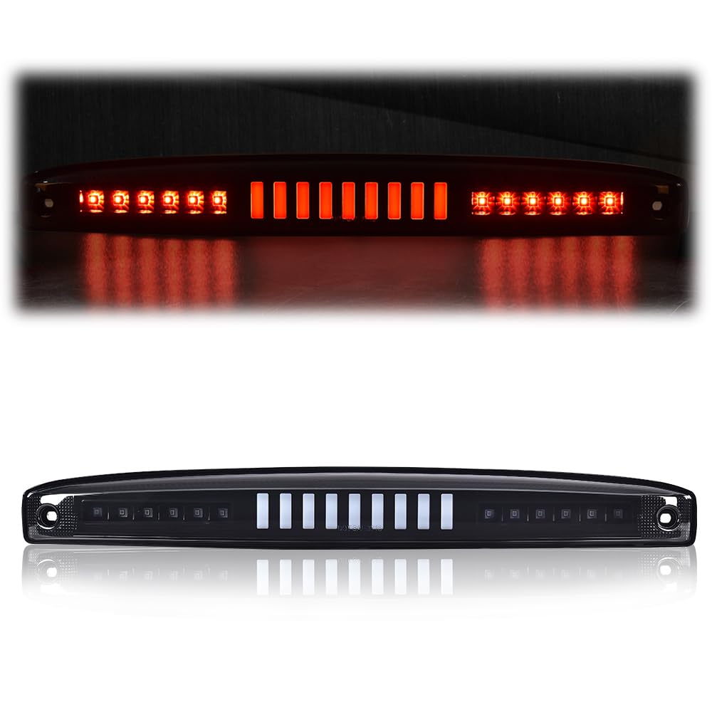 G-PLUS LED Tailgate High Mounted Brake Light Compatible with 2003-2006 Dodge Ram 2500 3500 Rear Center Tailgate Lamp I Brake Light Replacement 05086509AA