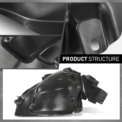 G-PLUS Front Left Fender Liner Inner Assembly, Compatible with Benz GLC300 GLC350e GLC43 GLC63 2016-2023, Driver Side, 2536910303, MB1248188