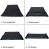 G-PLUS Four-fold 8FT Bed Vinyl Soft Truck Bed Tonneau Cover Black Compatible with 1999-2017 Ford F250/F350 Super Duty