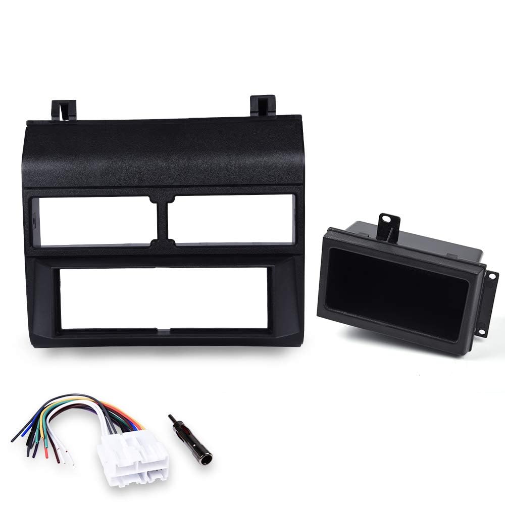 G-PLUS Dash Pad Cover Install Dash Kit Wire Harness Adapter Compatible with 1988-1994 Chevy GMC Trucks Black Mount Dashboard Cover GMK333BU, Metra 99-3000R, GMP333, GM1482GRB