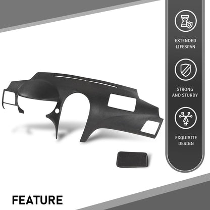 G-PLUS Dash Dashboard Cover Compatible with LX ES350 2007-2012 Black ABS