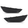 Fog Light Lamp Assembly Trim Bezel Cover Compatible with Ford Focus S/SE Models 2015 2016 2017 2018 Matte Black Front Left Driver Side FO1038150 + Right Passenger Side FO1039150