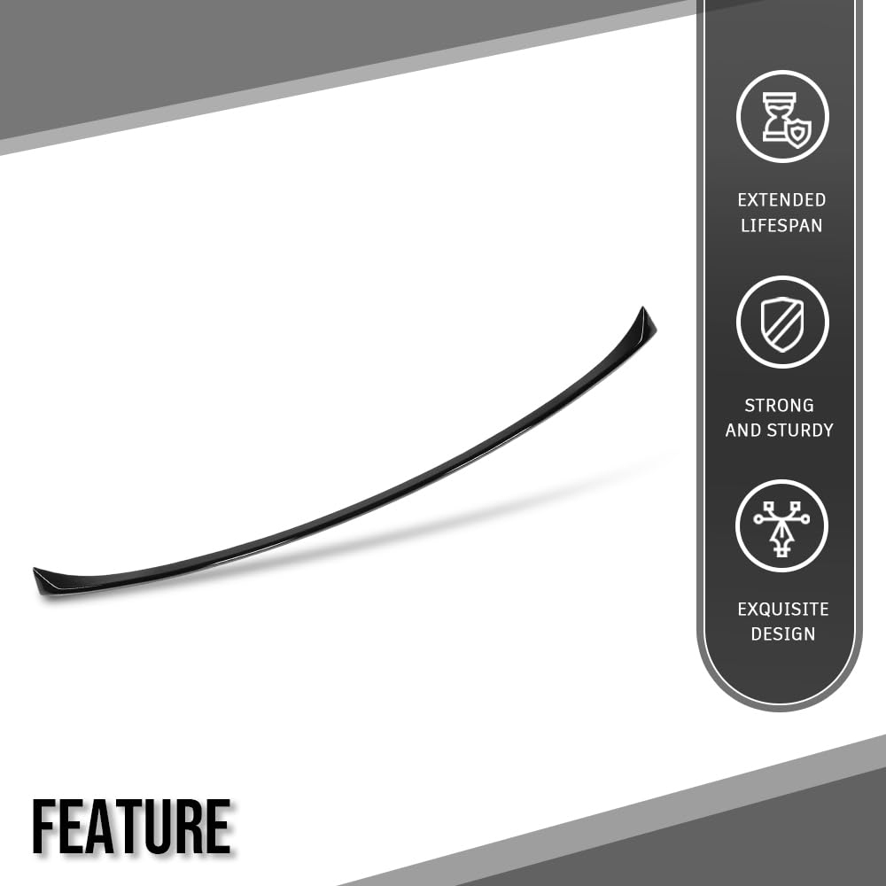 G-PLUS Rear Trunk Spoiler Wing Compatible with BMW X5 G05 2019 2020 2021 2022 2023 2024 Rear Trunk Lip Spoiler Wing Body Kit Gloss Black