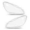 G-PLUS Headlight Lens Cover Compatible with Benz C-Class W204 2011-2015 A2048203539, A2048203639 Left & Right Front Headlamp Lens Cover Clear