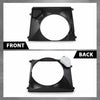 G-PLUS Radiator Cooling Fan Shroud Compatible with Toyota Tacoma L4 2.7L 2016-2023 Black