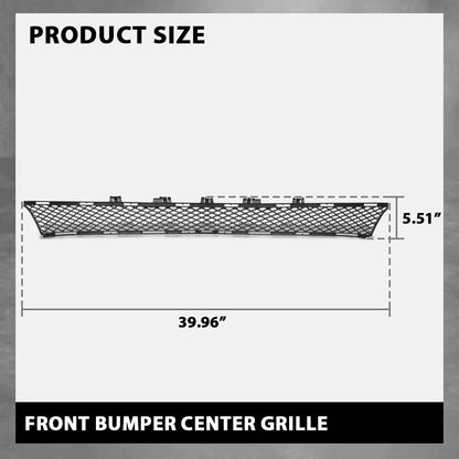 G-PLUS Bumper Grille Front Center Fit Benz E300 E350 E400 E450 (submodel: 4Matic, Base) 2017-2020 For Models With Luxury Package, Center, Sedan 2138850622