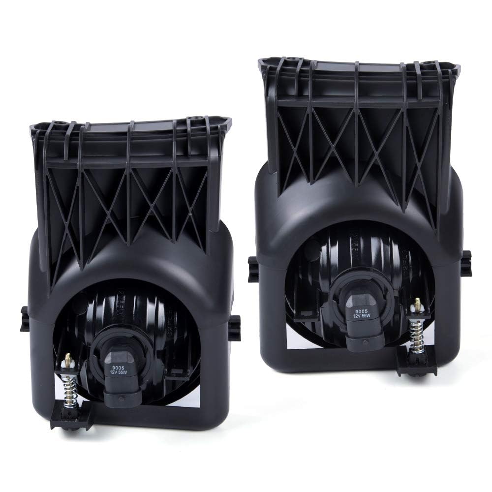G-PLUS Bumper Fog Lights Compatible With GMC Sierra 1500 2500 3500 2003-2006 Pickup Clear Driving Fog Lamps W/o Wiring Kit Left+Right Side