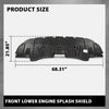 G-PLUS Engine Splash Shield Front Lower Compatible with Toyota Highlander 2020-2023 TO1228286, 514410E180