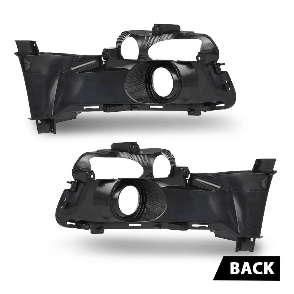 G-PLUS Pair Fog Light Cover Bezel, Compatible with Ford Mustang 2015-2017, LH Driver & RH Passenger Side 2PCS, FR3Z17E811BA, FR3Z17E810BA