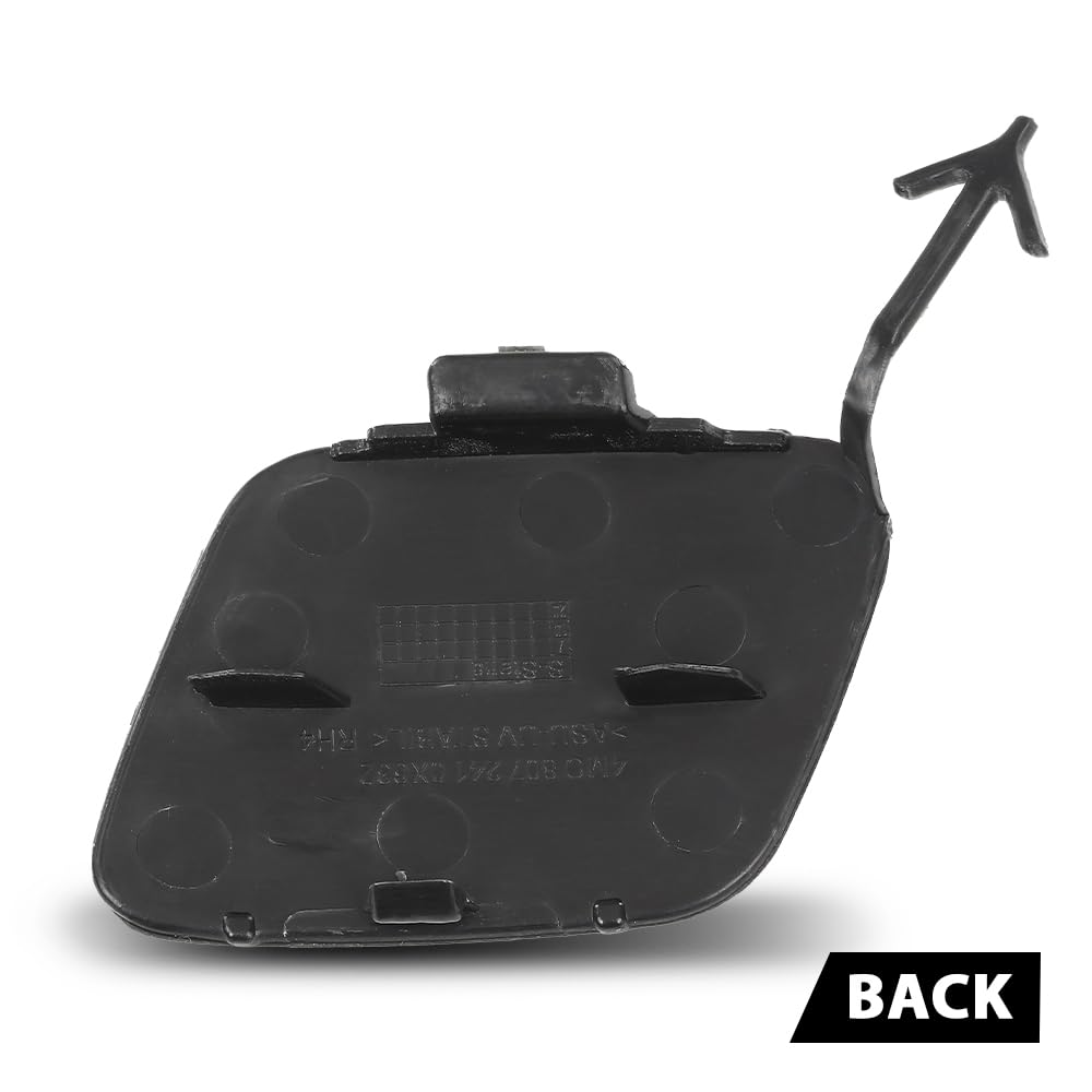 G-PLUS Right Front Tow Hook Hole Cover Cap, Compatible with Audi Q7 2017 2018 2019, Passenger Side, 4M0807241B4W3