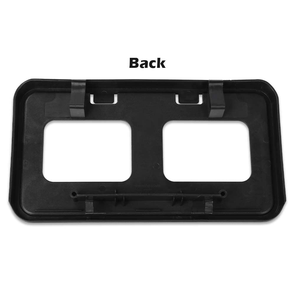 G-PLUS Front License Plate Tag Bracket Holder w Screws Compatible with 2011-2016 Ford Super Duty (F250, F350, F450, F550) BC3Z-17A385-AA BC3Z17A385AA Black