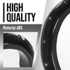 G-PLUS Fender Flares Compatible with Ford Ranger 1993-2011, Fit 6' and 7' Styleside Beds Only, Not Fit FX4 Submodels Black, Smooth Riveted Style