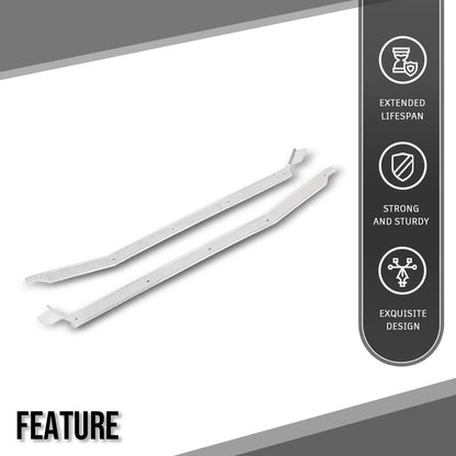 G-PLUS Door Sill Plates w/Screws Pair Compatible with Ford F100 F250 F350 Pickup Truck 1973 1974 1975 1976 1977 1978 1979, Fit Ford F150 Pickup Truck 1975 1976 1977 1978 1979 Silver