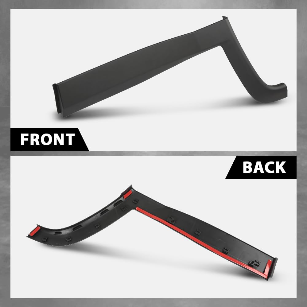 G-PLUS Door Molding and Beltlines Rear Passenger Compatible with Jeep Compass 2017-2024 5UP26RXFAB, CH1505111