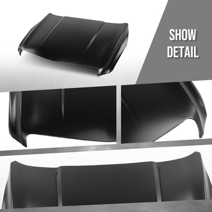 G-PLUS Front Hood Panel Compatible with Cadillac ATS 2013-2019 84076715 Black