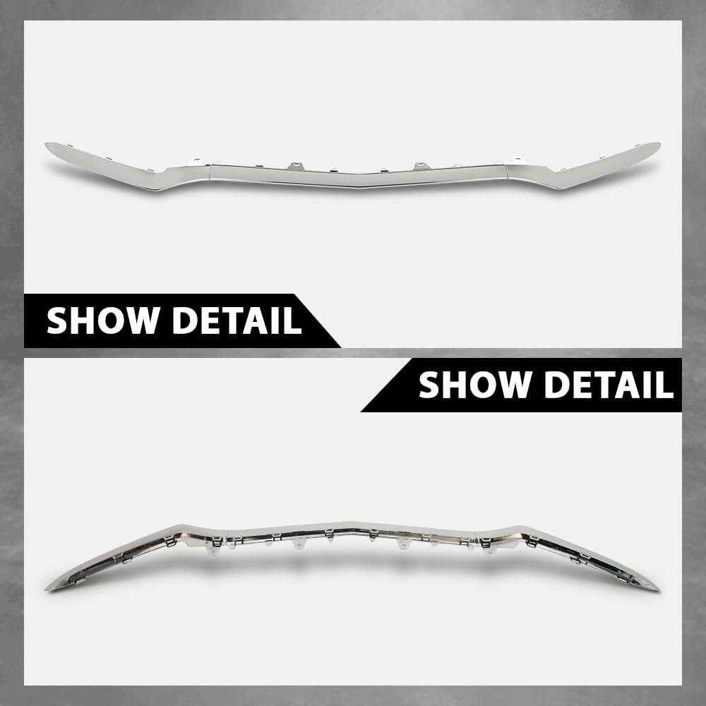 G-PLUS Front Bumper Trim Molding Fit Benz E-CLASS W212 2014-2016, Fit Benz E200 E250 E300 E300 E350 E350 E400 E400 E500 E550 500 4Matic, AMG STYLE 2014-2016