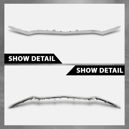 G-PLUS Front Bumper Trim Molding Fit Benz E-CLASS W212 2014-2016, Fit Benz E200 E250 E300 E300 E350 E350 E400 E400 E500 E550 500 4Matic, AMG STYLE 2014-2016